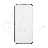 Защитное стекло "Матовое" для iPhone 13/13 Pro/14/16e/17e Черный (Закалённое, полное покрытие)