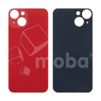 Задняя крышка для iPhone 14 (A2883) Красный (стекло, широкий вырез под камеру, логотип)