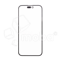 Стекло для переклейки iPhone 14 Pro Max (A2895) с OCA пленкой Черный - OR (Feaglet)