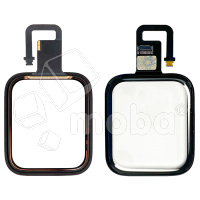 Стекло для переклейки Apple Watch 6 (40 мм) в сборе с тачскрином и OCA пленкой Черный - OR (Mitsubishi)