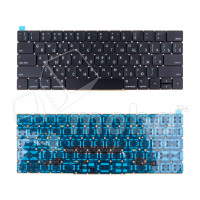 Клавиатура для ноутбука MacBook Pro 13"/Pro 15" A1706/A1707 (2016-2017, прямой Enter RU) Черный