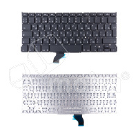 Клавиатура для ноутбука MacBook Pro 13" A1425 (2012-2013, Г-образный Enter RU) Черный