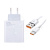 Сетевое зарядное устройство USB для Xiaomi Turbo Charger (67W, QC3.0, кабель Type-C с чипом IC) Белый