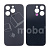 Задняя крышка для iPhone 14 Pro (A2891) Черный (стекло, узкий вырез под камеру, логотип) - Премиум