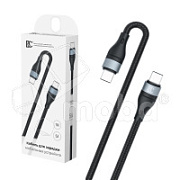Кабель Type-C - Type-C BC X57 (5A, оплетка нейлон) Черный
