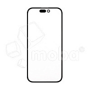 Стекло для переклейки iPhone 14 Pro (A2891) с OCA пленкой Черный - OR (Mitsubishi)