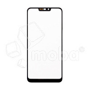 Стекло для переклейки Huawei Honor 8С/Asus ZB633KL в сборе с OCA пленкой Черный - OR (Mitsubishi)