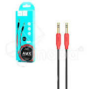 Кабель AUX "3,5 мм" Jack - "3,5 мм" Jack Hoco UPA-11 Черный