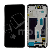 Дисплей для Xiaomi Redmi Note 10 Pro 4G (M2101K6G) модуль с рамкой Черный - (In-Cell) - Премиум