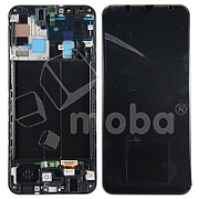 Дисплей для Samsung Galaxy A50 (A505F) модуль с рамкой Черный - OR (SP)