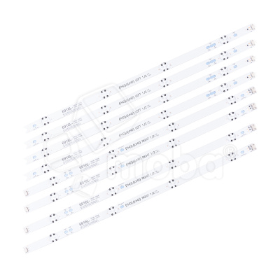 Светодиодная подсветка для телевизоров LG 49" 49UJ630V/49SJ810V/49UJ634V/49UJ651V (комплект 8 шт.)