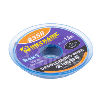 Поглотитель олова (оплётка) Mechanic R-350 (3.0 мм*1.5 м)