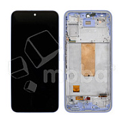 Дисплей для Samsung Galaxy A54 5G (A546E) модуль с рамкой Фиолетовый - Сервисный Оригинал