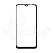 Стекло для переклейки Samsung Galaxy A12 (A125F) в сборе с OCA пленкой Черный - OR (Mitsubishi)