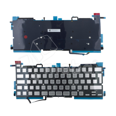 Подсветка клавиатуры для ноутбука MacBook Pro 13" A2289 (2020, Г-образный Enter RU) Черный