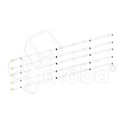 Светодиодная подсветка для телевизоров Samsung 32" D2GE-320SC0-R3/UE32F5000AK/UE32F4000AW/UE32F5300AK (комплект 5 шт.)